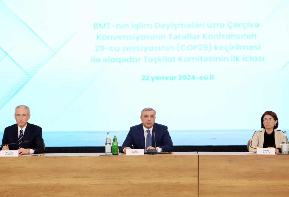 Проведено первое заседание Организационного комитета в связи с СОР29 ВИДЕО