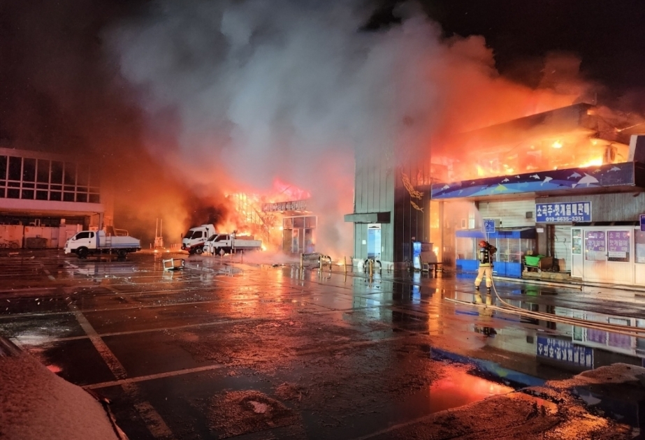 Corée du Sud : un incendie dans un marché traditionnel détruit 227 magasins à Seocheon