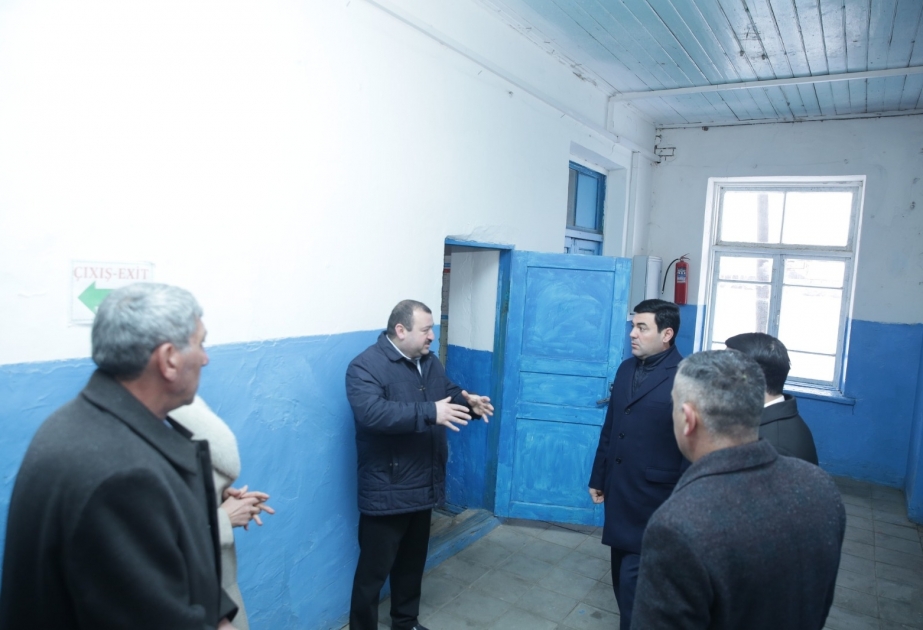 Xaçmazda sinif otağına qar-yağış suları dolan məktəb üçün yeni bina inşa olunacaq