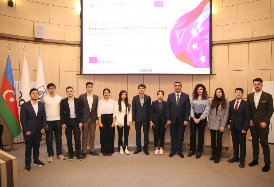Bakı Ali Neft Məktəbinin 12 tələbəsi “Erasmus+” və mübadilə proqramlarına seçilib