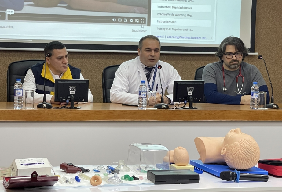 ®  Mərkəzi Gömrük Hospitalında Amerika Ürək Assosiasiyasının rəsmi PALS təlimi öz işinə başlayıb