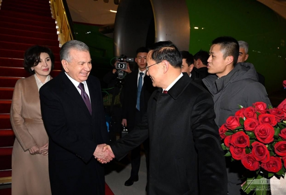 Uzbekistan`s president arrives in China on state visit