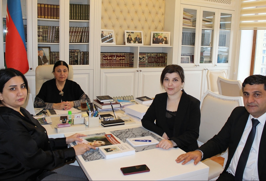 Quba Soyqırımı Memorial Kompleksinin əməkdaşları Şərqşünaslıq İnstitutunda olublar