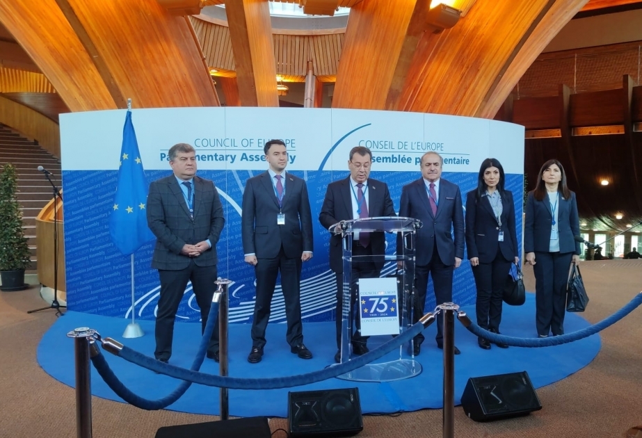 Statement by parliamentary delegation of Azerbaijan to PACE VIDEO