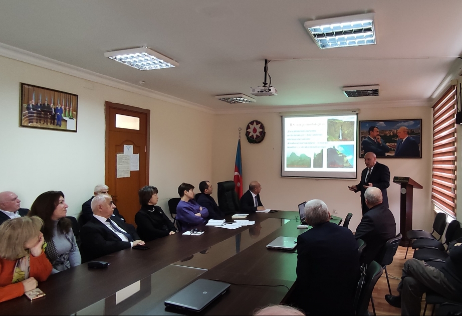 “Azərbaycanın bazalt sütunları və onların geoturizmdə əhəmiyyəti” - elmi seminar