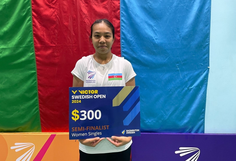 Azərbaycan badmintonçusu beynəlxalq turnirdə ən güclü “dördlüy”ə düşüb