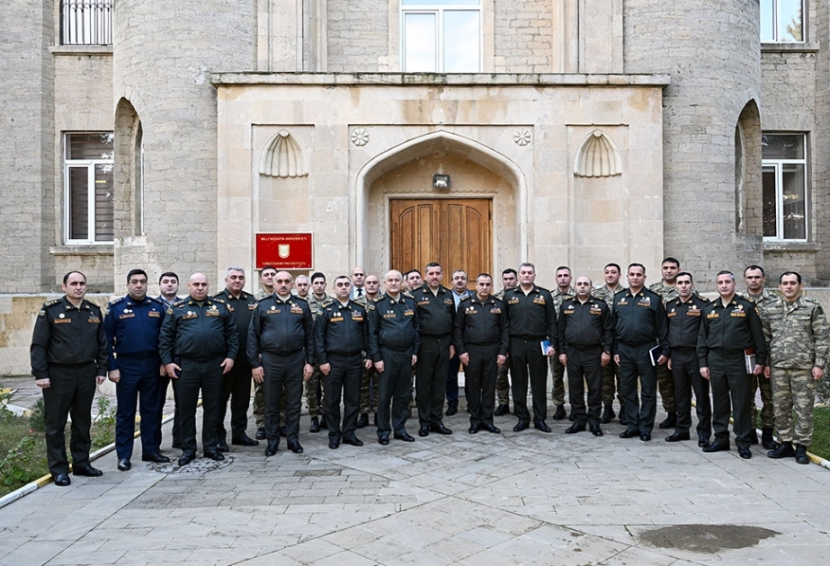 Əməliyyat-taktiki fakültənin dinləyicilərinin növbəti buraxılış mərasimi keçirilib