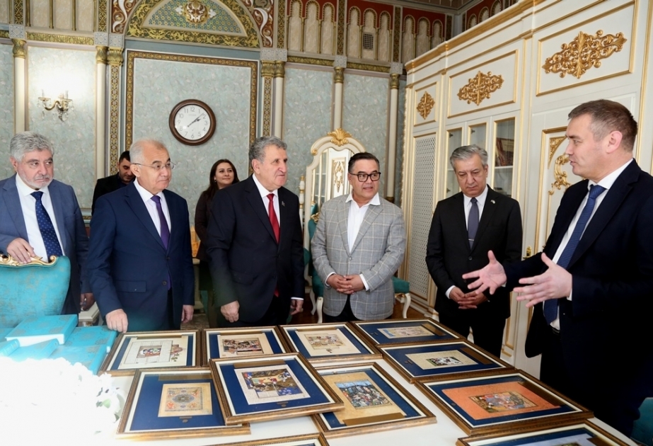AMEA-nın prezidenti Özbəkistan nümayəndə heyəti ilə görüşüb