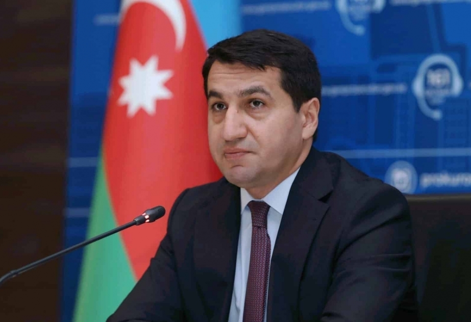 Hikmet Hajiyev expresses gratitude to Mevlut Cavusoglu and Fahrettin Altun for their firm position against injustice towards Azerbaijan