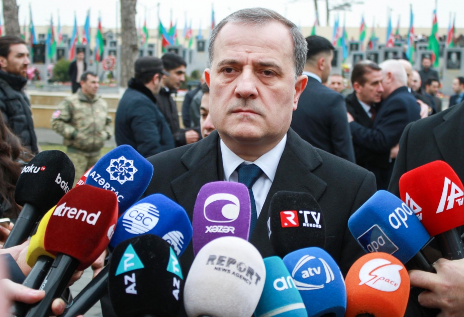 Ceyhun Bayramov: Mina məsələsində Ermənistanı bütün platformalarda ifşa edirik