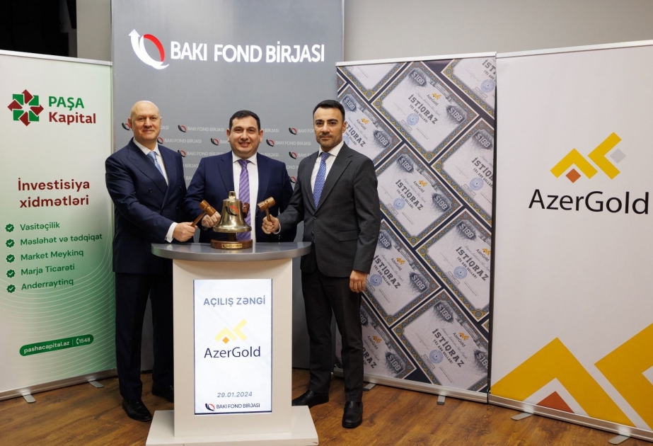 “AzerGold” QSC-nin yeni istiqraz layihəsi ilə bağlı “Açılış zəngi” mərasimi keçirilib