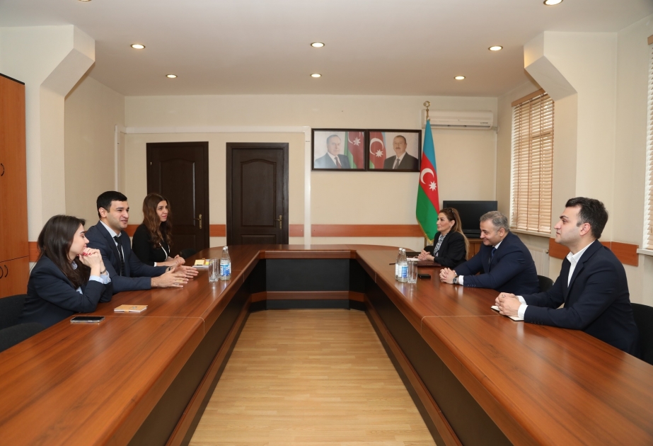 Rövşən Məmmədov üçüncü “Yüksəliş” müsabiqəsinin qalibi ilə görüşüb