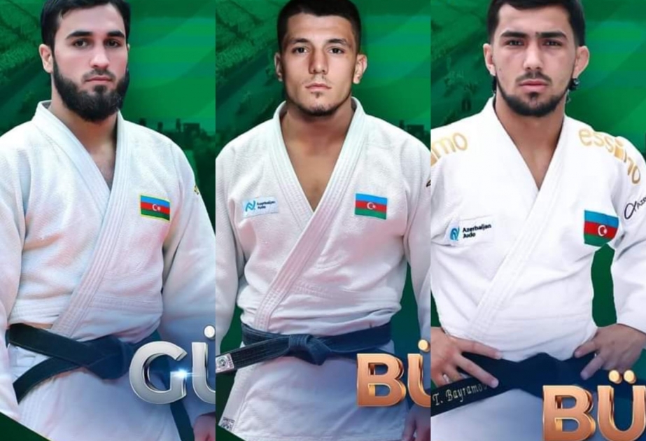 阿塞拜疆柔道运动员在大奖赛上斩获三枚奖牌