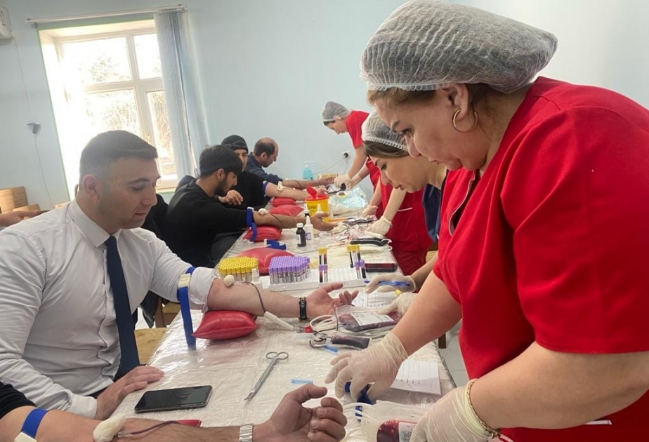 Xocavənd sakinləri qanvermə aksiyasında iştirak ediblər