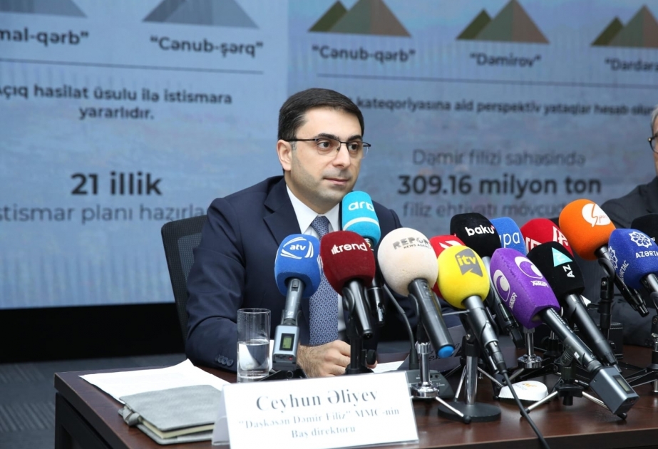 Гендиректор: Инвестиционная стоимость проекта Daşkəsən Dəmir Filizi оценивается в 1,7 млрд манатов