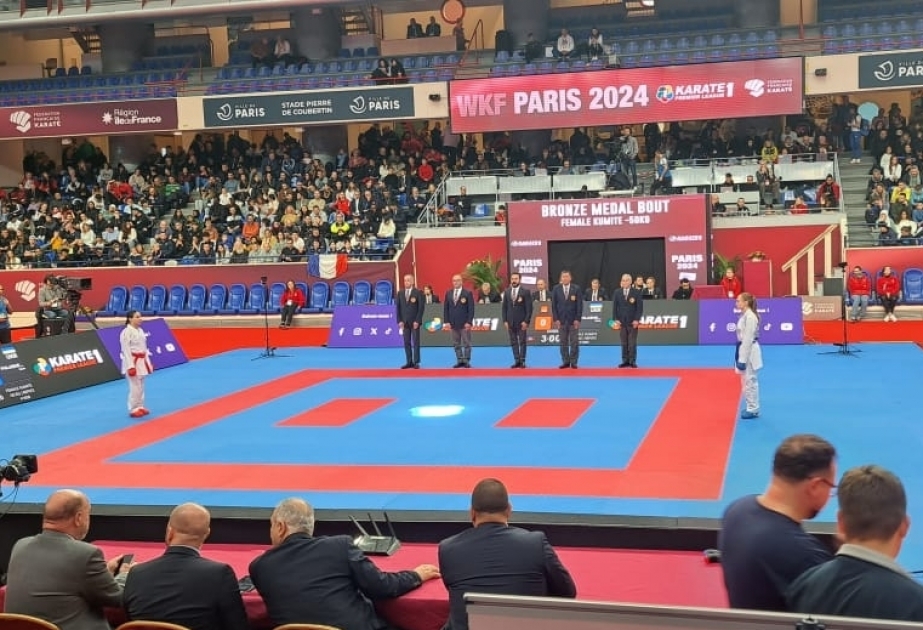 Aserbaidschanerin Teymurova holt Bronze bei der Karate 1-Premier League Paris 2024