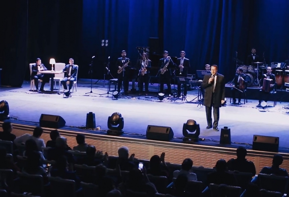 Xalq artisti Mübariz Tağıyev Gəncə Dövlət Filarmoniyasında çıxış edib