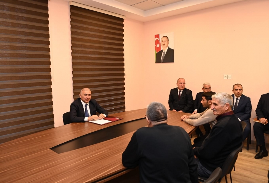 “Azərişıq” ASC-nin sədri Saatlıda vətəndaşlarla görüşüb