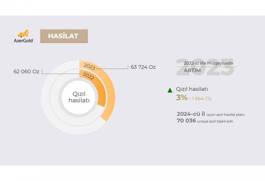 “AzerGold” 2023-cü ildə hasilatı artırıb