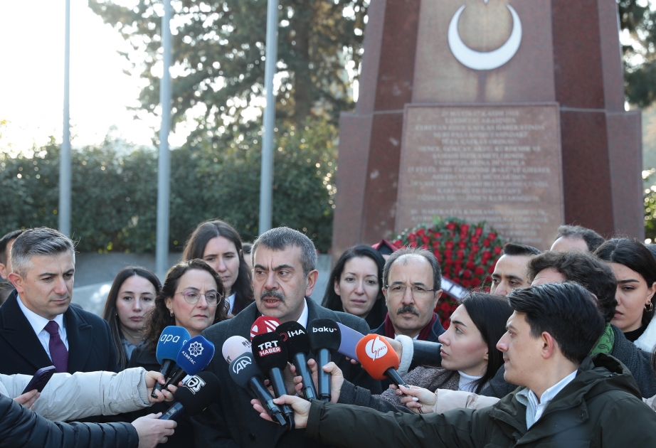 Minister Yusuf Tekin: Our visit aims to strengthen brotherhood between Türkiye and Azerbaijan