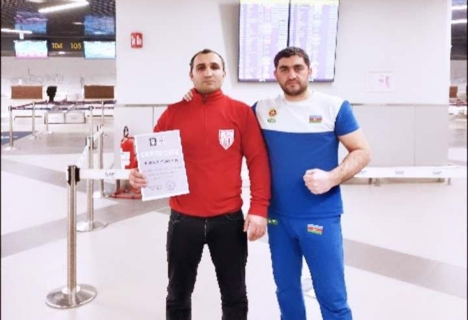 MMA döyüşçüsü “CONSTRICTOR Team” sertifikatına layiq görülüb