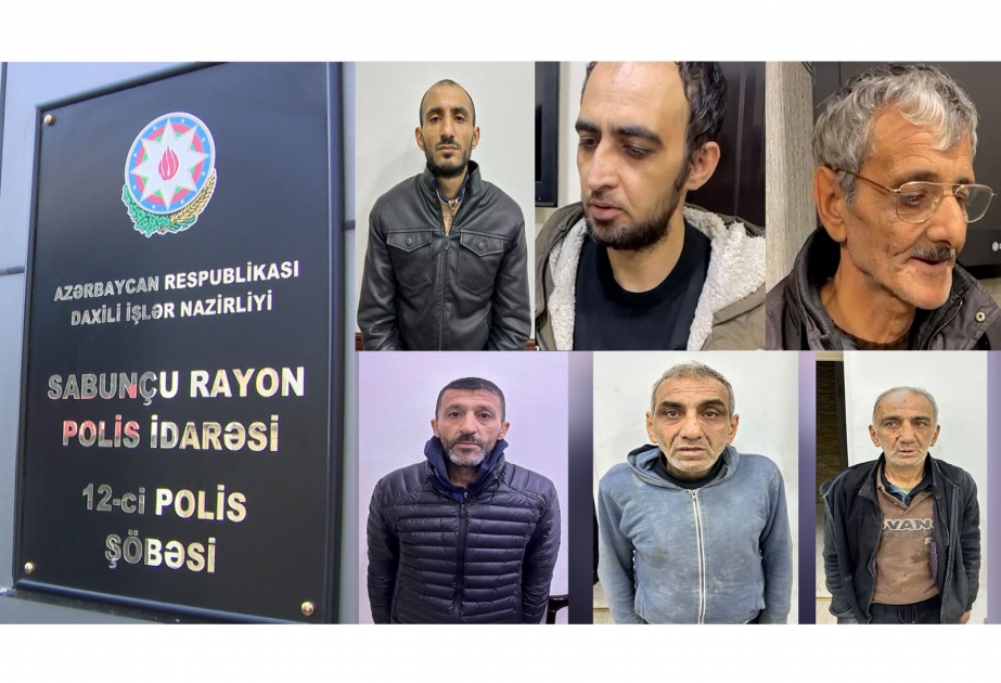 Sabunçuda evlərdən və avtomobillərdən oğurluq edən şəxslər saxlanılıblar VİDEO