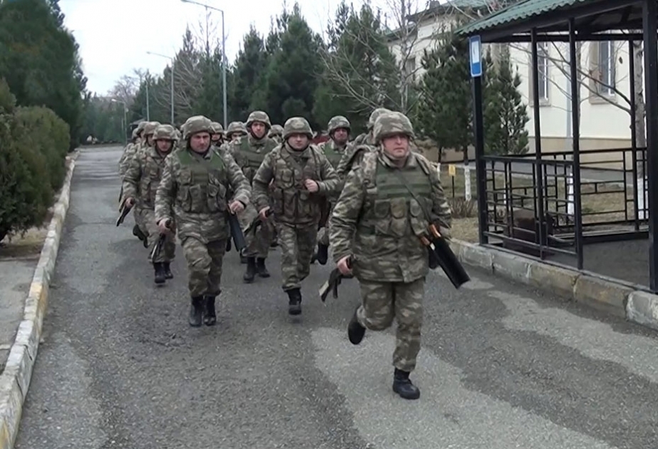 С подразделениями Азербайджанской армии проводятся занятия нового учебного периода