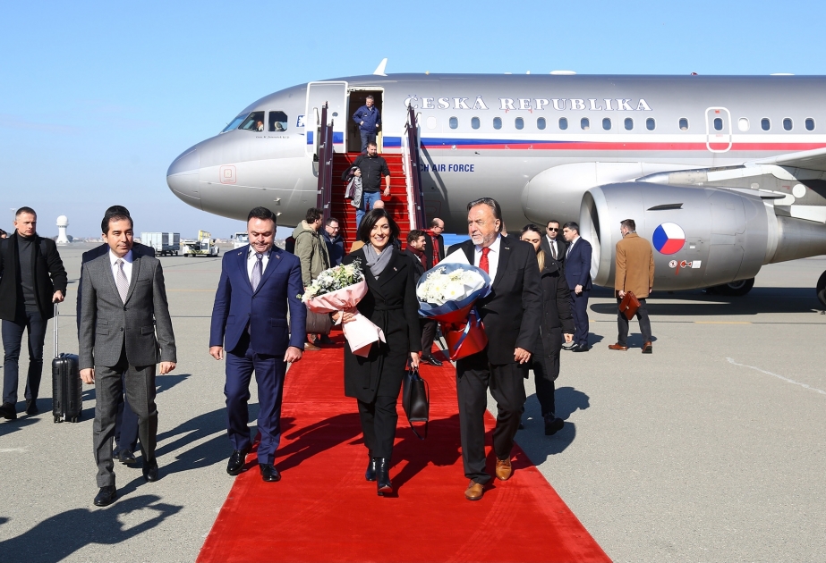 Speaker of Czech Republic’s Parliament Chamber of Deputies arrives in Azerbaijan for official visit