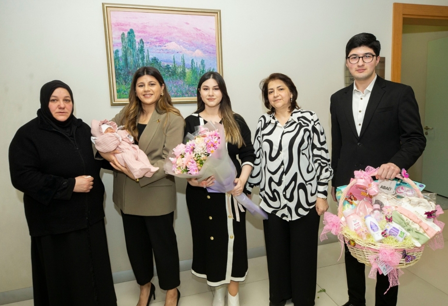Фонд YAŞAT позаботился о новорожденном ребенке героя, погибшего во время антитеррористических мероприятий