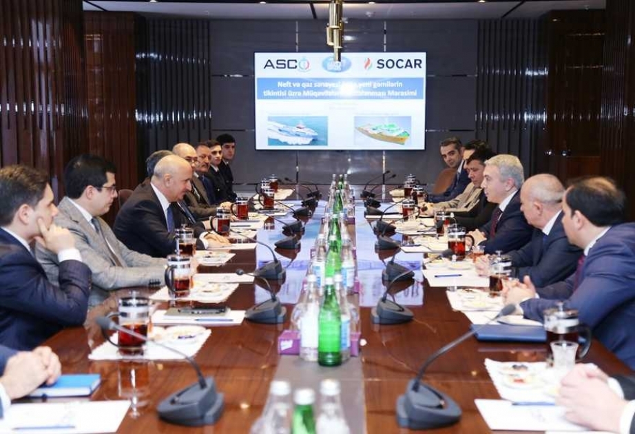 ASCO və "Bakı Gəmiqayırma Zavodu" arasında yeni gəmilərin tikintisinə dair müqavilə imzalanıb