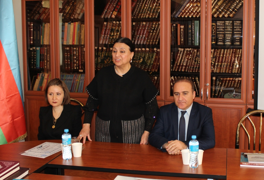 Urmiyalı alim Şərqşünaslıq İnstitutunda Gənclər Günü ilə bağlı tədbirdə iştirak edib
