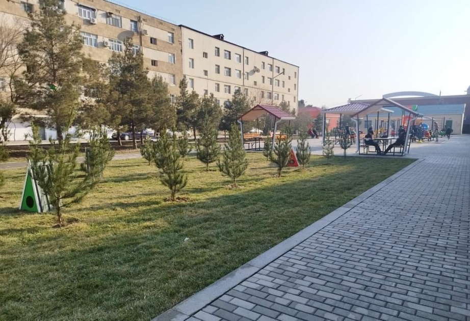 В рамках проекта «Наш двор» в Ширване благоустроен и сдан в пользование жителям четвертый по счету двор