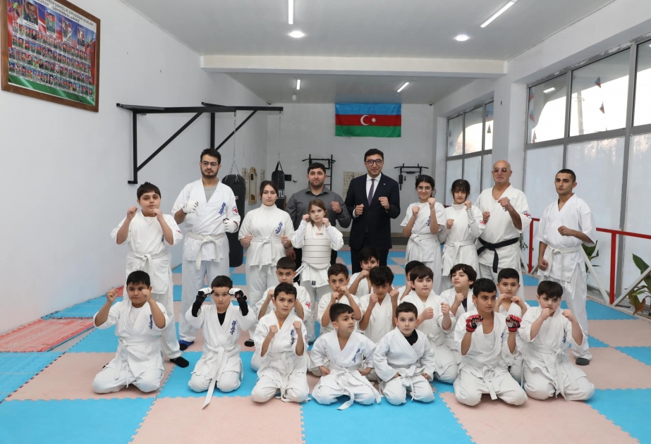 Fərid Qayıbov “Lənkəran” İdman Klubunun fəaliyyəti ilə tanış olub