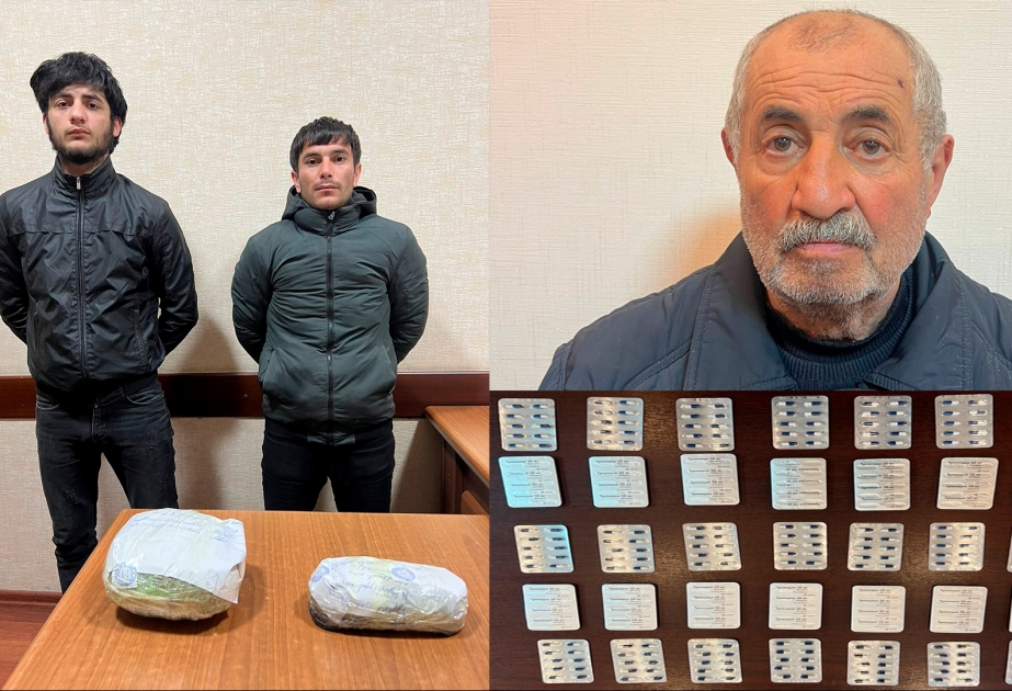 Narkokuryerliklə məşğul olan şəxslərdə 3 kiloqram heroin aşkarlanıb VİDEO