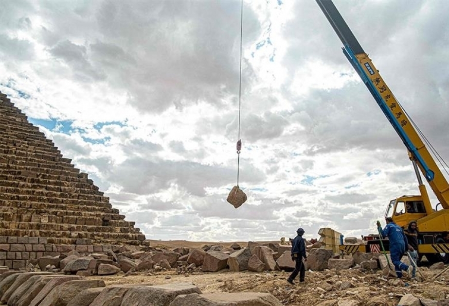 مصر تشكل لجنة علمية لمراجعة مشروع الترميم المعماري لهرم منكاورع