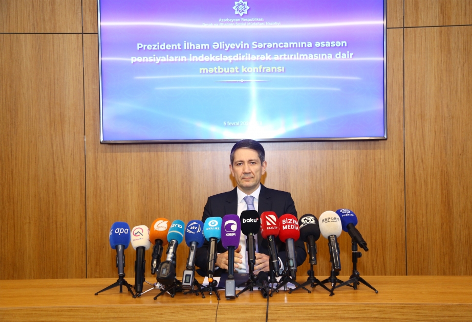 Anar Kərimov: Orta aylıq pensiya məbləği 436 manatdan 485 manata çatacaq VİDEO