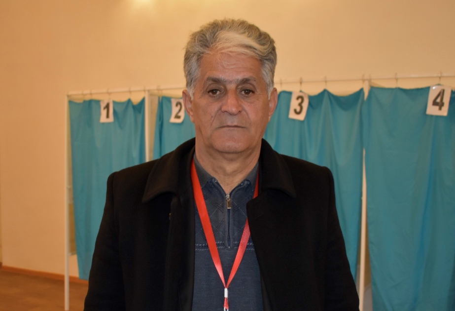 Ağdərədəki seçki məntəqəsinin sədri: Builki seçkilər bizim üçün əsl bayramdır
