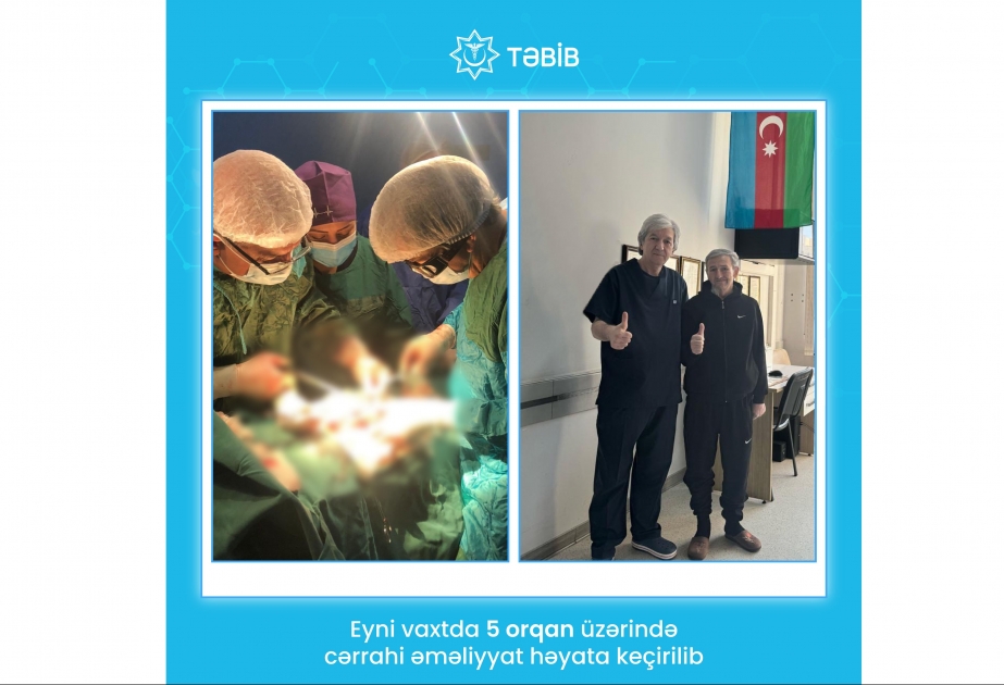Respublika Klinik Xəstəxanasında pasiyentin eyni vaxtda 5 orqanı üzərində cərrahi əməliyyat həyata keçirilib