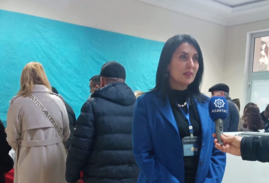 24 saylı Nizami birinci seçki dairəsinin 11 saylı məntəqəsində seçici fəallığı müşahidə olunur