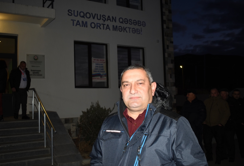 Suqovuşanda çalışan seçici Vidadi Həsənov: Hər kəsi seçkilərdə fəal iştirak etməyə çağırıram VİDEO