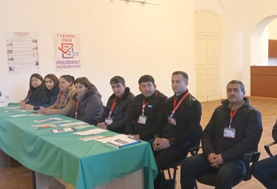 Prezidenti seçkiləri Ağdərə şəhərində də yüksək səviyyədə təşkil edilib
