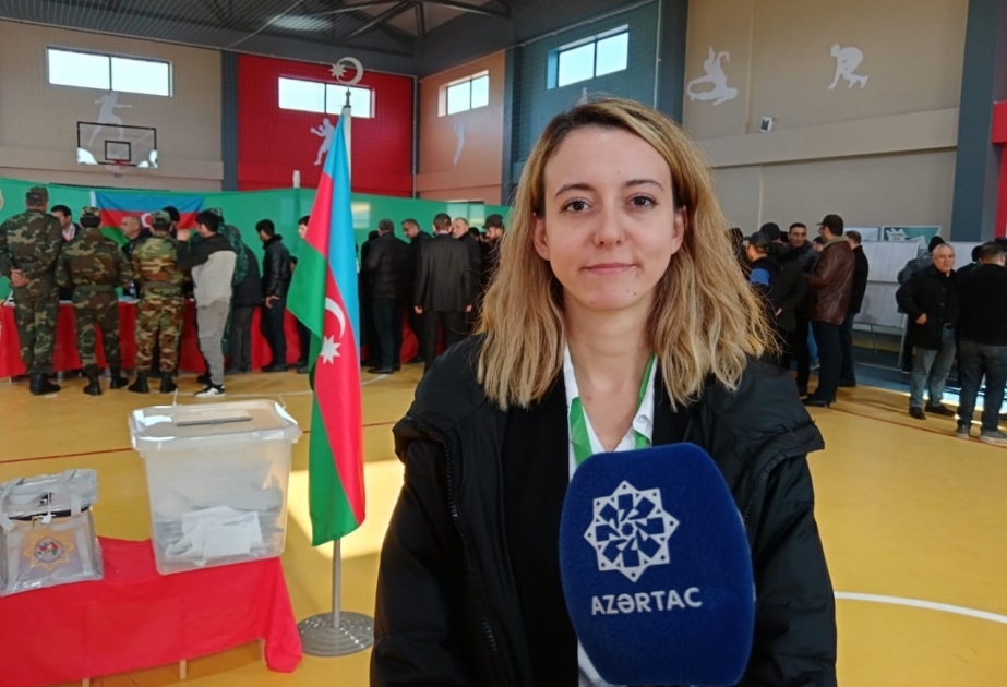 Turkish reporter: I wish people of Azerbaijan successful presidential election