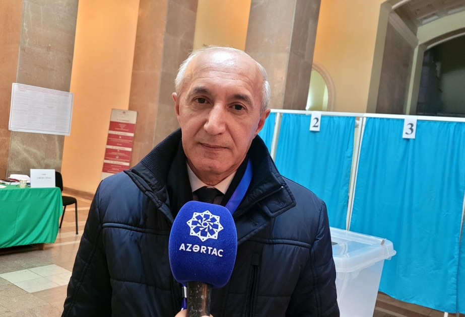 Müşahidəçi: Seçicilər böyük ruh yüksəkliyi ilə səs verirlər