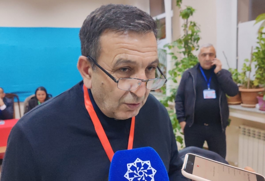 Məntəqə sədri: İnsanlar böyük sevinc və fərəhlə gələrək öz hüquqlarından istifadə etdilər