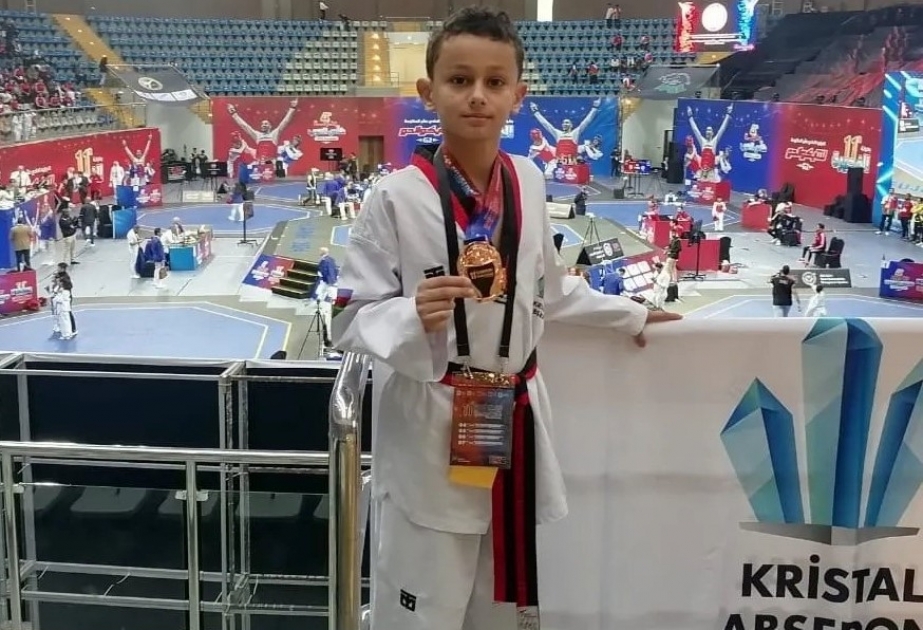Azərbaycan taekvondoçusu beynəlxalq turnirdə bürünc medal qazanıb