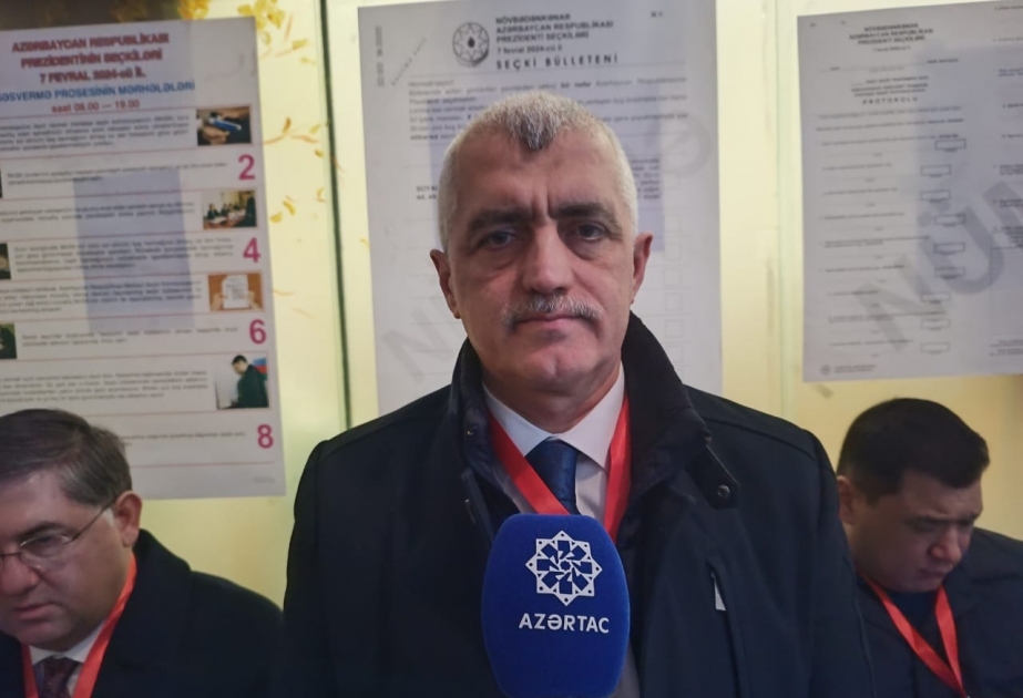 Türkiyəli müşahidəçi: Seçkilərin nizam-intizama uyğun keçirildiyini müşahidə etdik