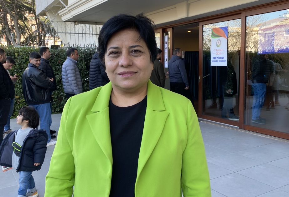 Yazıçı: Bu gün biz Azərbaycanın gələcəyinə səs verdik