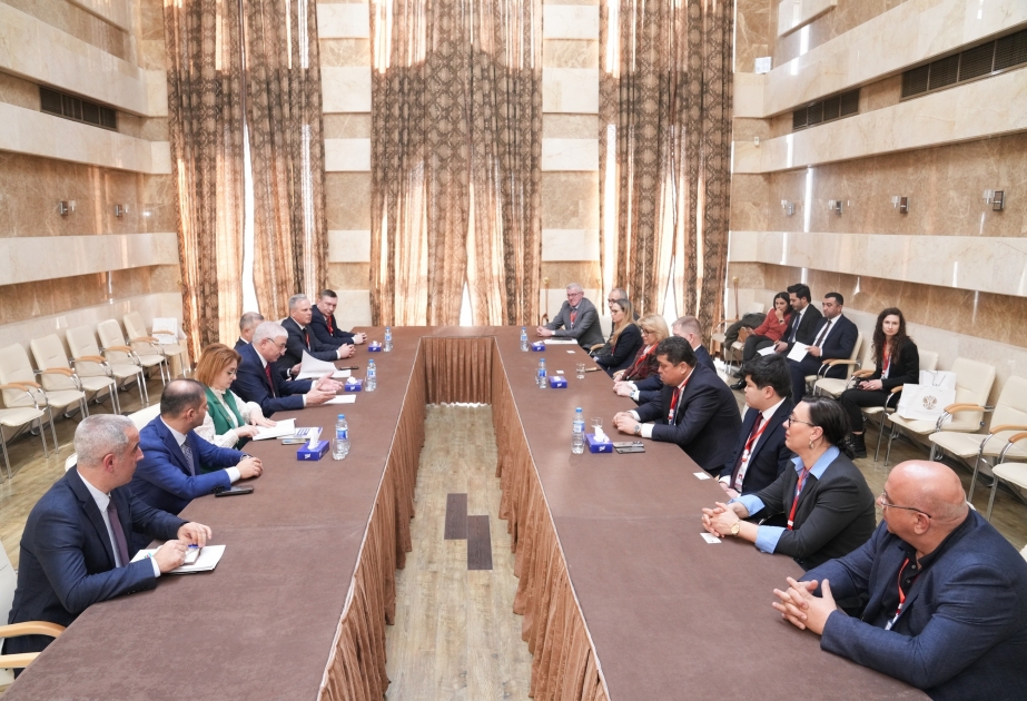 Treffen mit Vertretern höchster Wahlbehörden von Russland, Serbien, Kirgisistan, Belarus und Bulgarien