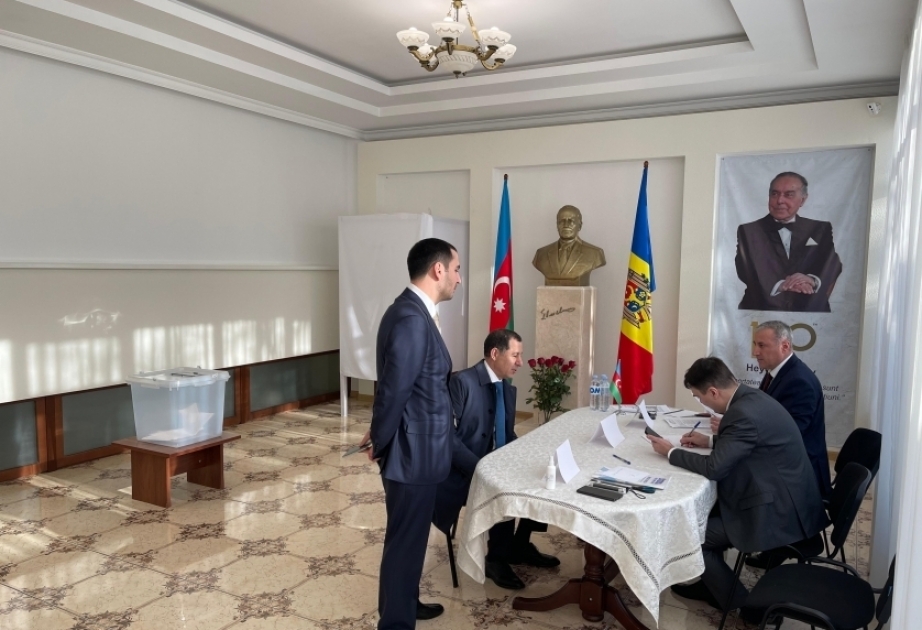 Approximately 86 percent of voters cast ballots at Azerbaijani embassy in Moldova