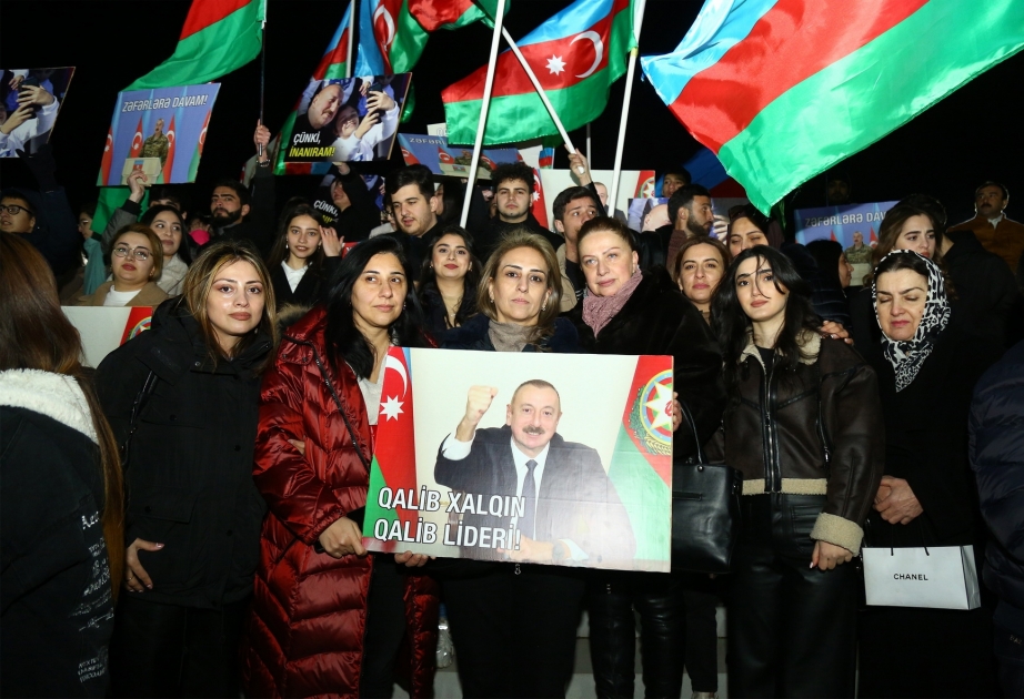 Ölkə ictimaiyyətinin nümayəndələri Prezident İlham Əliyevin seçkilərdə qələbəsini böyük coşqu ilə qeyd ediblər